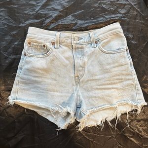LEVI Wedge Denim Shorts